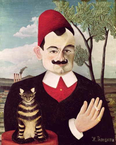 صورة بيير لوتي (1850-1923) حوالي 1891 (زيت على قماش) بواسطة هنري جي إف روسو