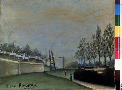 منظر لـ Vanves. لوحة هنري روسو تسمى دوانييه روسو (1844-1910) بواسطة هنري جي إف روسو