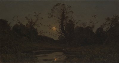 بزوغ القمر ، 1885. بواسطة هنري جوزيف هاربينييس