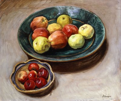 لا تزال الحياة مع التفاح ؛ الطبيعة Morte aux Pommes ، c.1926 بواسطة هنري ليباسك