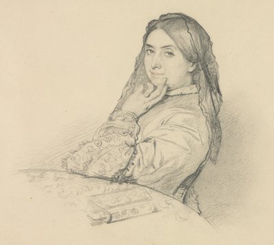 صورة والدته ، 1851. بواسطة هنري ليمان
