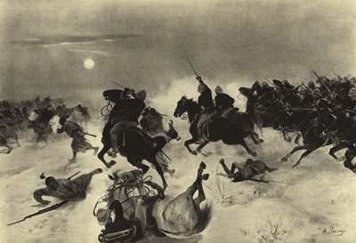 معركة القصاصين ، 1882 (الحفر) بواسطة Henri Louis Dupray