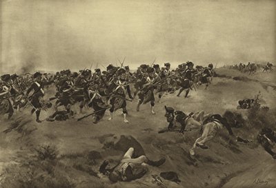 معركة كواتر براس ، 1815 (النقش) بواسطة Henri Louis Dupray