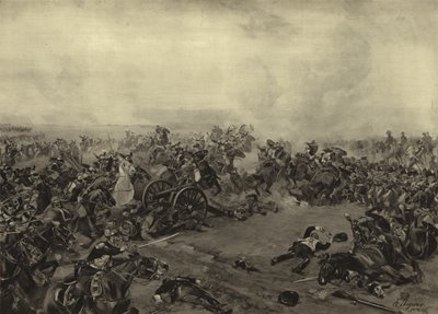 معركة ووترلو ، 1815 (الحفر) بواسطة Henri Louis Dupray