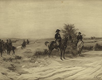 معركة ووترلو ، 1815 (الحفر) بواسطة Henri Louis Dupray