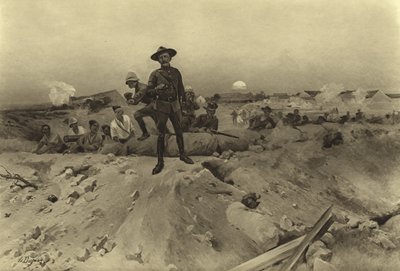 حصار Mafeking ، 1900 (الحفر) بواسطة Henri Louis Dupray