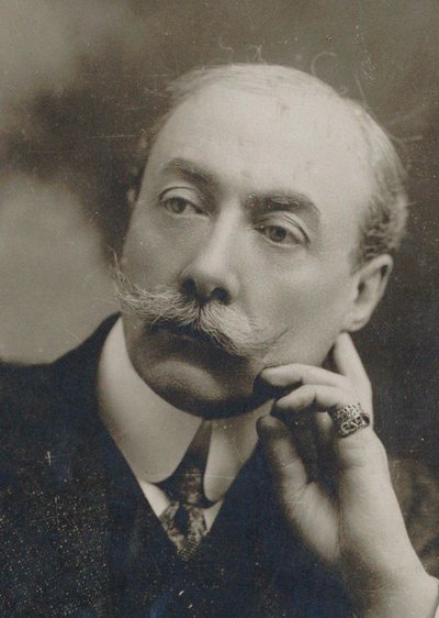 صورة لعازف البيانو والملحن أندريه ميساجر 1853-1929. بواسطة هنري مانويل