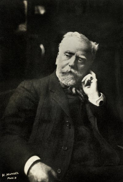 بورتريه للرسام الفرنسي ليون أوغستين ليرميت ( 1844 بواسطة هنري مانويل