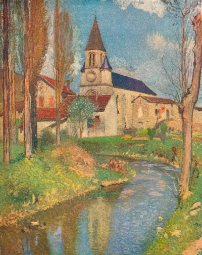 كنيسة La Bastide ، c1915 بواسطة هنري مارتن