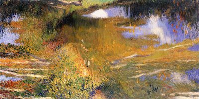 The Green Close to the Bastide du Vert ؛ Le Vert بالقرب من Bastide du Vert ، بواسطة هنري مارتن
