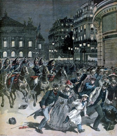 تمثيل للأوبرا Lohengrin ، مكان de lOpera ، 1891 بواسطة هنري ماير