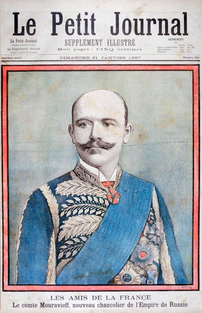 الكونت مورافيف ، وزير خارجية روسيا ، 1897 بواسطة هنري ماير