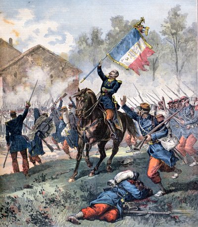 وفاة العقيد ماليفيل ، معركة سولفرينو ، 24 يونيو 1859 ، 1891 بواسطة هنري ماير