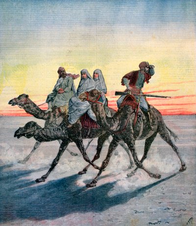 هروب أسرى المهدي ، الخرطوم ، السودان ، 1892 بواسطة هنري ماير
