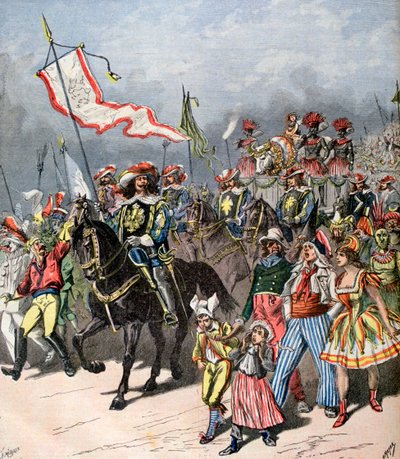 كرنفال فرنسي للثيران المسمن ، في السابق ، 1891 بواسطة هنري ماير