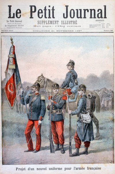 زي جديد مقترح للجيش الفرنسي ، 1897 بواسطة هنري ماير