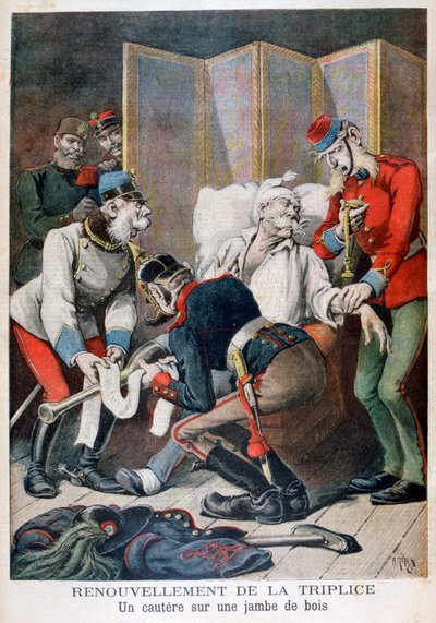 تجديد التحالف الثلاثي لألمانيا والنمسا وإيطاليا 1896 بواسطة هنري ماير