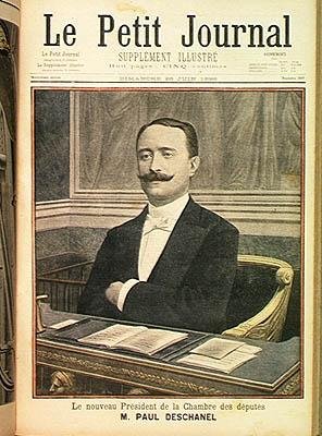 الرئيس الجديد لمجلس النواب بول ديشانيل (1855-1922) من لو بيتيت جورنال ، 26 يونيو 1898 بواسطة هنري ماير