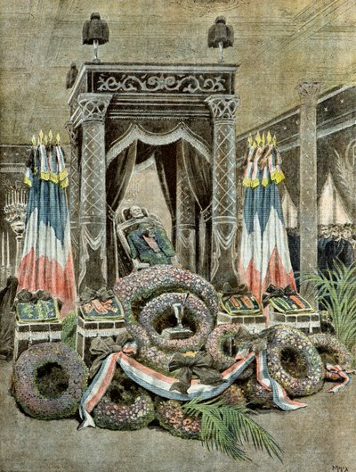 وفاة لويس باستور، 1895 (رسم توضيحي) بواسطة هنري ماير