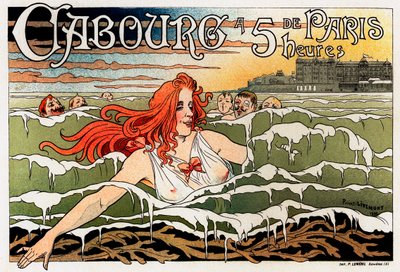 ملصق Casino de Cabourg ، 1896 بواسطة هنري أنطوان ثيودور ليفيمونت