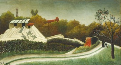منشرة ، ضواحي باريس ، ج. 189395. بواسطة هنري روسو
