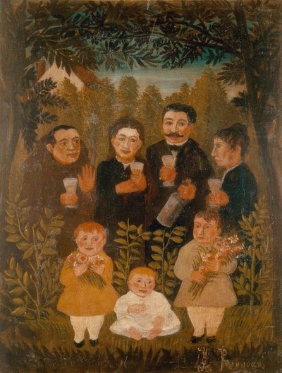 عائلة متحدة بواسطة هنري روسو