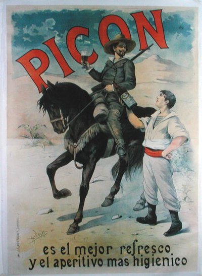 إعلان ملصق "Picon" ، فاتح للشهية إسباني بواسطة هنري روير