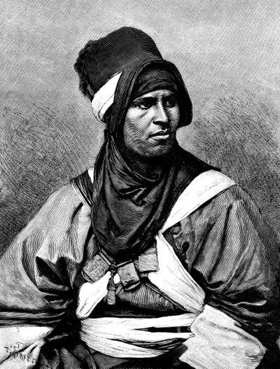 رجل Targui ، 1895. بواسطة هنري تيريات