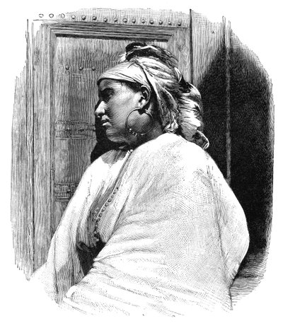 امرأة عربية من طنجة ، المغرب ، 1895. بواسطة هنري تيريات
