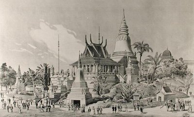 القصر الكمبودي في تروكاديرو ، المعرض العالمي لعام 1900 بواسطة هنري توسان
