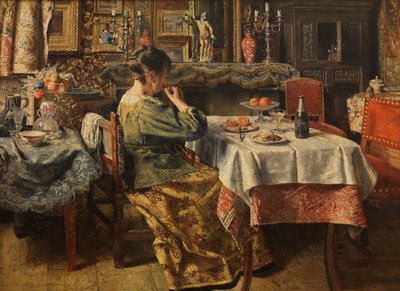 الوجبة (زيت على قماش) بواسطة هنري دي بريكلير