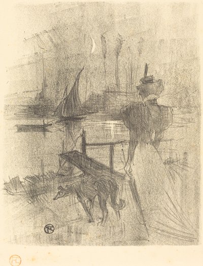 Adieu ، 1895. بواسطة هنري دي تولوز لوتريك