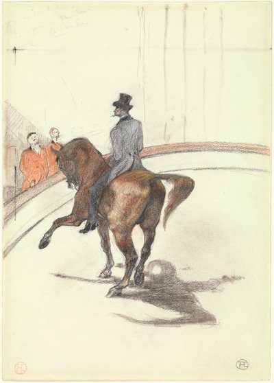 في السيرك: The Spanish Walk ، 1899 (الجرافيت ، الباستيل الملون والفحم على ورق منسوج كثيف) بواسطة هنري دي تولوز لوتريك