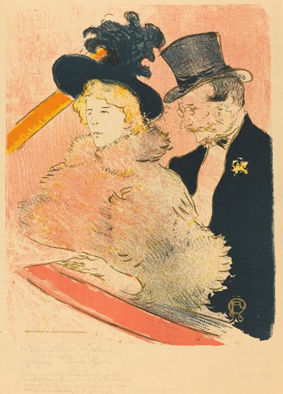 في الحفلة الموسيقية (Au concert) بواسطة Henri de Toulouse Lautrec