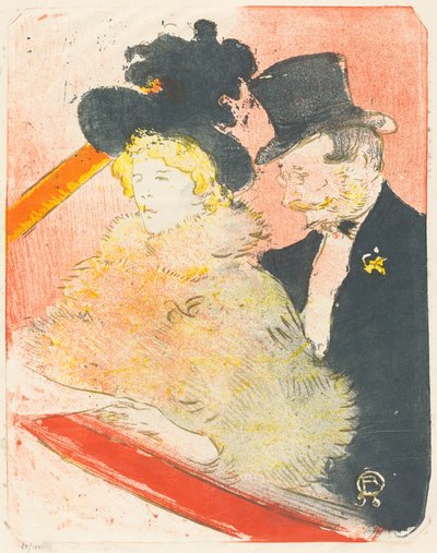 في الحفلة الموسيقية (Au concert) بواسطة Henri de Toulouse Lautrec