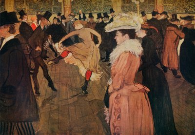 في Moulin Rouge ، الرقص ، 1890 1934 بواسطة هنري دي تولوز لوتريك