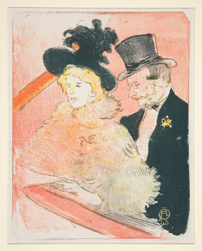 حفلة موسيقية (في الحفلة) بواسطة Henri de Toulouse-Lautrec