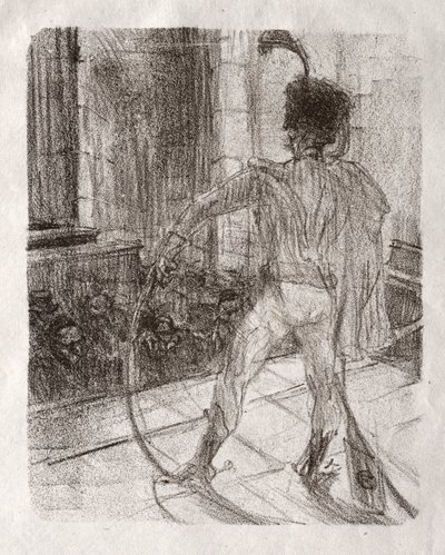 عند سفح سيناء: شلومي فوس في الكنيس بواسطة Henri de Toulouse-Lautrec