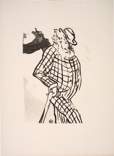 كوميدي إنجليزي ملتوي بواسطة Henri de Toulouse-Lautrec