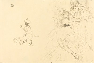 غلاف L'example de Ninon de Lenclos في الحب ، 1897. بواسطة هنري دي تولوز لوتريك