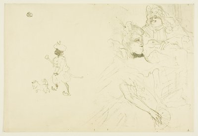 غلاف كتاب مثال نينون دي لينكلوس في الحب بواسطة Henri de Toulouse-Lautrec