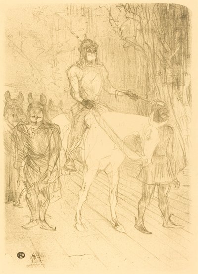 مدخل Brasseur في Chilperic Entrance of Brasseur in Chilpéric ، 1895. بواسطة هنري دي تولوز لوتريك