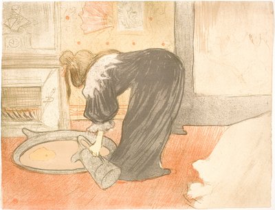 امرأة في الحوض بواسطة Henri de Toulouse-Lautrec