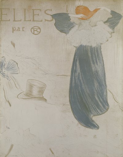 صورة لواجهة "Elles" ، 1896 بواسطة هنري دي تولوز لوتريك