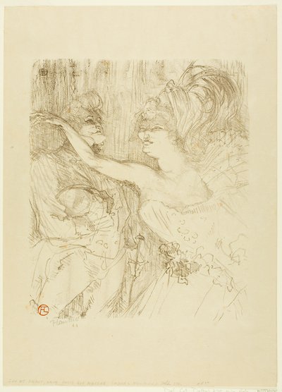 غاي وميلي، في فيلم "باريس كوي مارش بواسطة Henri de Toulouse-Lautrec