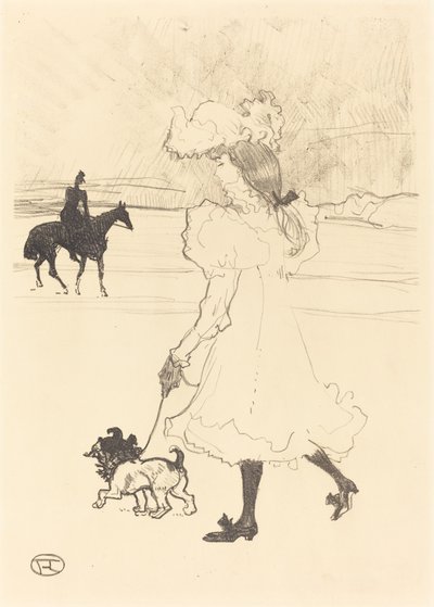 في الغابة (أو بوا) بواسطة Henri de Toulouse Lautrec
