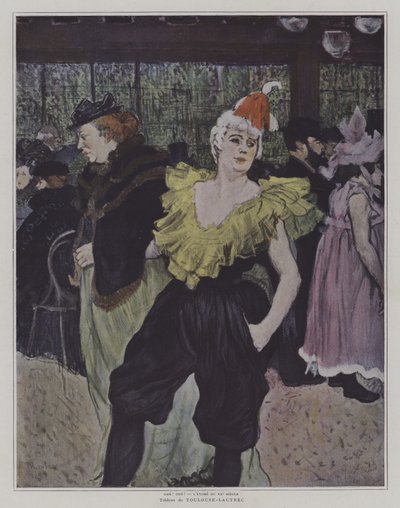 The Clowness Cha-U-Kao at the Moulin Rouge (The Clowness Cha-U-Kao at the Moulin Rouge) بواسطة هنري دي تولوز لوتريك