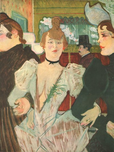 "La Goulue at the Moulin Rouge" ، ١٨٩٢ ، ١٩٥٢. بواسطة هنري دي تولوز لوتريك
