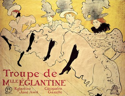 فرقة Mademoiselle Eglantine ، 1895. ، 1895. بواسطة هنري دي تولوز لوتريك