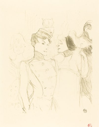Lender and Lavalliere (Lender and Lavalliere) بواسطة Henri de Toulouse Lautrec